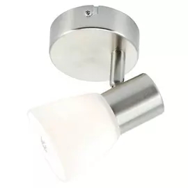 спот J-LIGHT City E14 1х40Вт никель белый