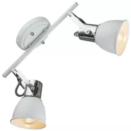 спот Jovi 2х40Вт E14 металл крашеный белый