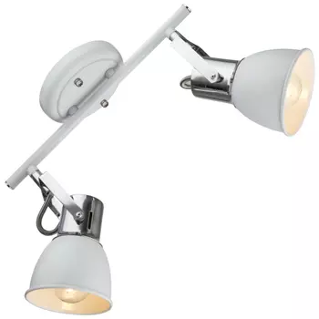 спот Jovi 2х40Вт E14 металл крашеный белый