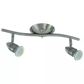 спот KANLUX Moli 2х50Вт GU10 сатиновый хром