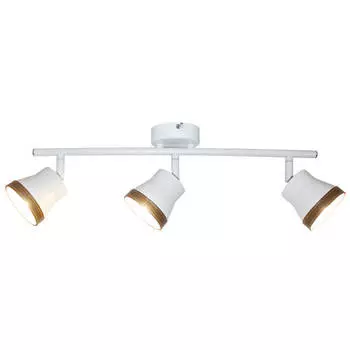 спот LAMPLANDIA Olmo GU10 3х5Вт металл белая