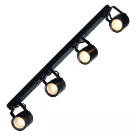спот Lente 4х50Вт GU10 230В металл крашеный черный