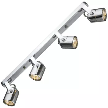 спот Lente 4х50Вт GU10 металл гальванизированный хром