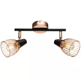 спот RIVOLI Insolito 2xE14 40Вт металл медь