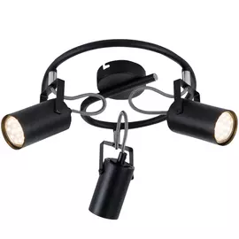 спот RIVOLI Mobile 3xGU10 5Вт металл черный