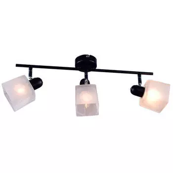 спот РОССВЕТ Дрок 3х60Вт Е14 металл черный