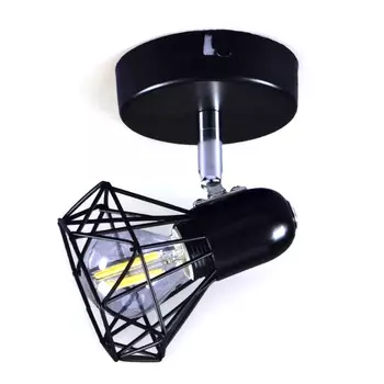 спот РОССВЕТ Энигма 1х60Вт Е14 металл черный