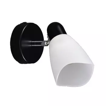 спот РОССВЕТ Розмари 1х20Вт Е27 металл черный