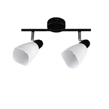 спот РОССВЕТ Розмари 2х20Вт Е27 металл черный