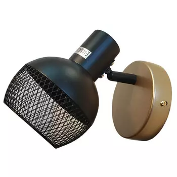 спот Соната 1х60Вт Е14 металл матовое золото