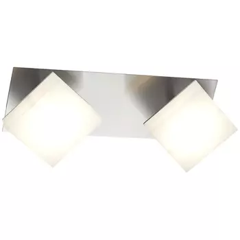 спот TOPLIGHT Gwendolen 2х15Вт LED 800Лм металл стекло хром