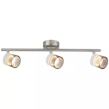 спот TOPLIGHT Rosa 3х15Вт LED 1200Лм металл стекло матовый никель