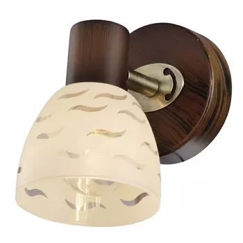 спот TOPLIGHT Shayla 1x40Вт Е14 античная бронза коричневый