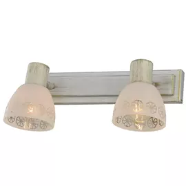 спот TOPLIGHT Shona 2x40Вт Е14 белый золотой