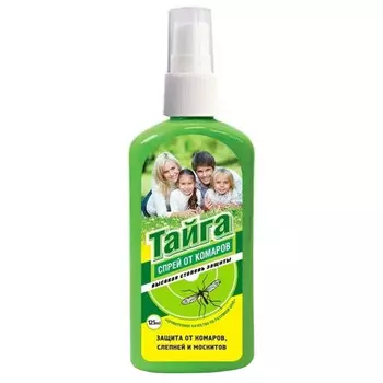 спрей ТАЙГА от комаров 125мл