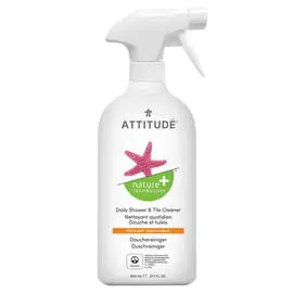 средство чистящее ATTITUDE для душевых кабин гипоаллергенное 800мл спрей