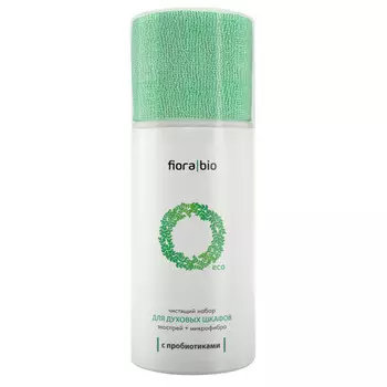 средство чистящее FIORABIO Eco для духовых шкафов спрей и микрофибра 470мл