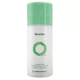 средство чистящее FIORABIO Eco для духовых шкафов спрей и микрофибра 470мл