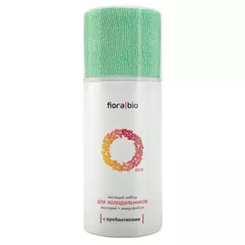 средство чистящее FIORABIO Eco для холодильников спрей и микрофибра 470мл