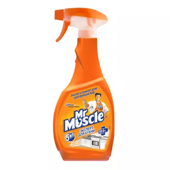 средство чистящее МИСТЕР МУСКУЛ 5в1 Энергия цитруса для кухни 500мл спрей