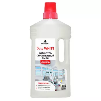 средство чистящее PROSEPT Duty White для удаления строительной пыли концентрат 1л