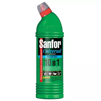 средство чистящее SANFOR Universal 10в1 Морской Бриз гель 1000г