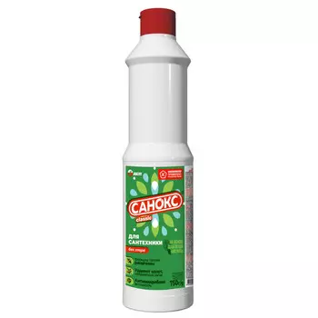 средство чистящее САНОКС Classic для сантехники без хлора 750мл