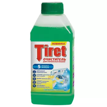 средство чистящее TIRET Свежесть лимона для cтиральных машин 250мл