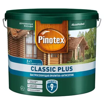 средство деревозащитное PINOTEX Classic Plus 2,5л ель натуральная, арт.5727789