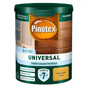 средство деревозащитное PINOTEX Universal 0,9 л карельская сосна, арт.5620703