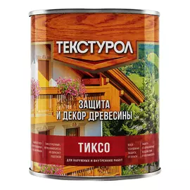 средство деревозащитное ТЕКСТУРОЛ Тиксо 1л белое