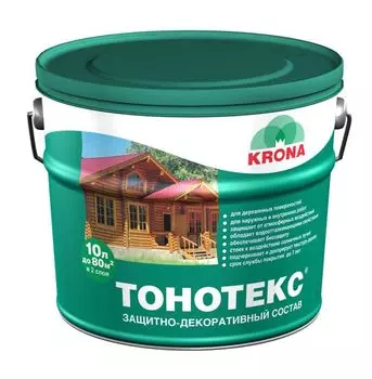 средство деревозащитное ТОНОТЕКС 10л махагон, арт.66337603