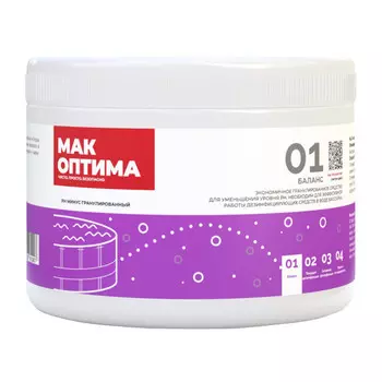 средство для бассейна MAK Оптима Ph Минус 300г гранулы