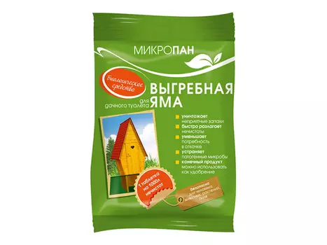 средство для дачного туалета МИКРОПАН Выгребная яма 12г 1 таблетка
