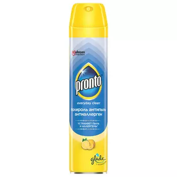 средство для мебели PRONTO Антипыль и Антиаллерген полироль 250мл