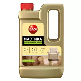 средство для пола БАГИ Мастика дерево 0,5л