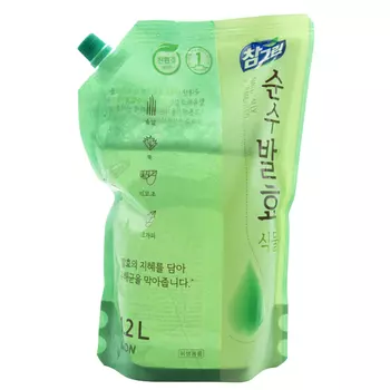 средство для посуды LION Charmgreen Pure Fermentation Горные травы 1,2л дой пак