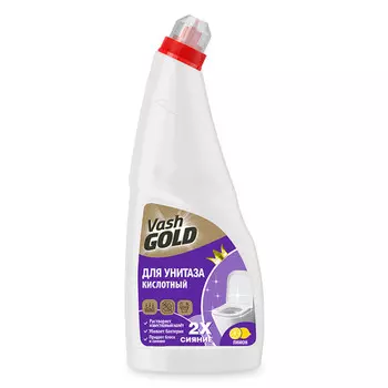 средство для туалета VASH GOLD Lemon гель 750мл