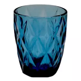 стакан 240мл низкий стекло синий