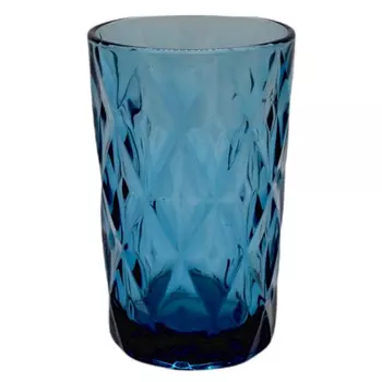 стакан 350мл высокий стекло синий