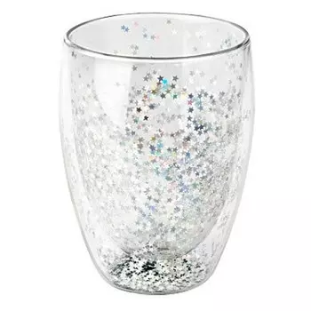 стакан ATMOSPHERE Aura of Silver 350мл двойная стенка термостекло