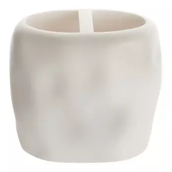 стакан для зубных щеток АКВАЛИНИЯ Айсберг полирезин белый