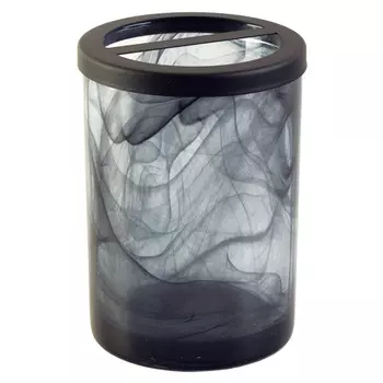 стакан для зубных щеток АКВАЛИНИЯ Shade стекло дымчатый