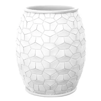 стакан для зубных щеток FORA BRILLIANT полирезин белый