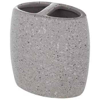 стакан для зубных щеток РЫЖИЙ КОТ Пастель керамика серый