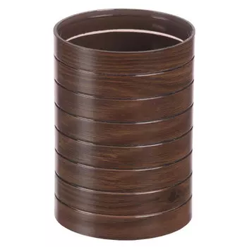 стакан для зубных щеток VANSTORE Wood пластик коричневый