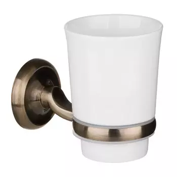 стакан для зубных щеток VERRAN Antico белый