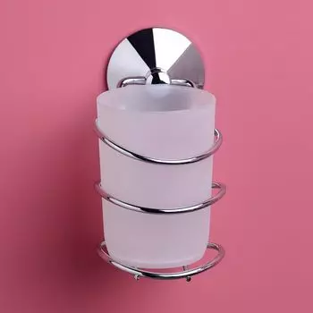 стакан для зубных щеток VERRAN Real вакуумные присоски хром