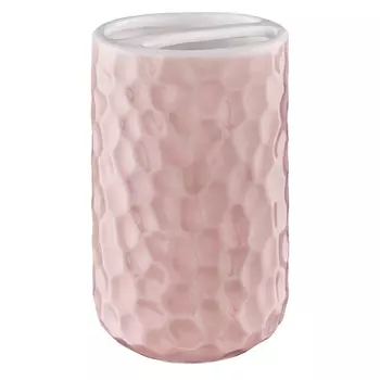 стакан для зубных щеток VERRAN Rosy с разделителем керамика розовый