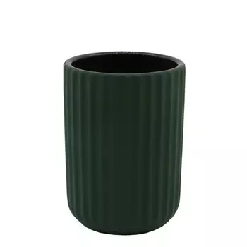 стакан для зубных щеток VITARTA Emerald matte керамика темно-зеленый